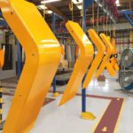Agricultural fender powder coated yellow